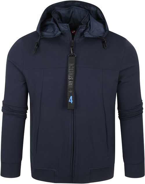 Suitable Veste Sweat Bjarne Bleu Marine Product