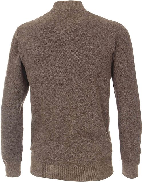 CASAMODA Cardigan Zippé Beige Product / Achterkant