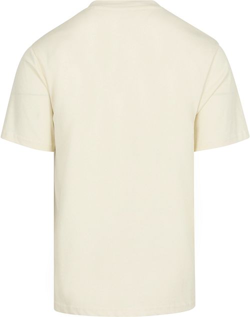 KnowledgeCotton Apparel T-shirt Hvid Tryk på brystet Product / Achterkant