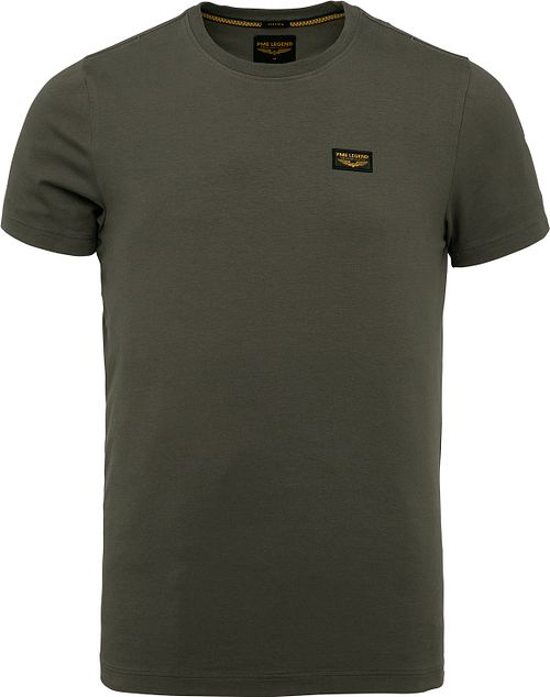 PME Legend T-Shirt z logo w kolorze ciemnozielonym Product