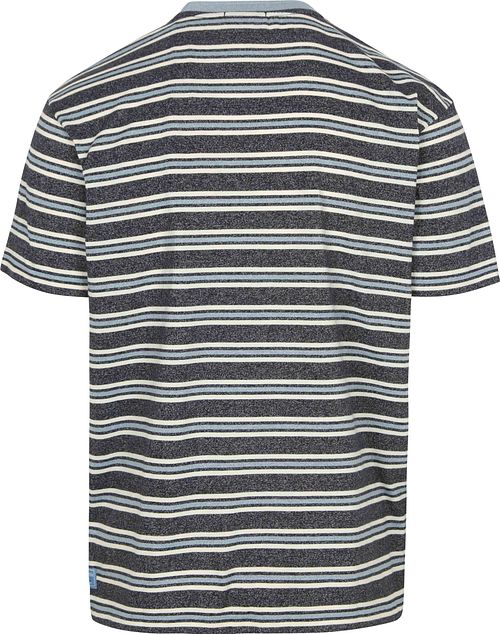Scotch And Soda T-shirt Stripe Blauw Product / Achterkant