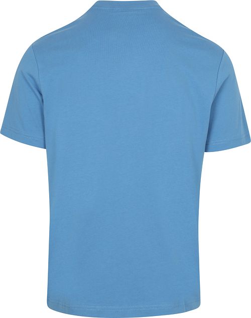 T-shirt Napapijri z logo w kolorze niebieskim Product / Achterkant
