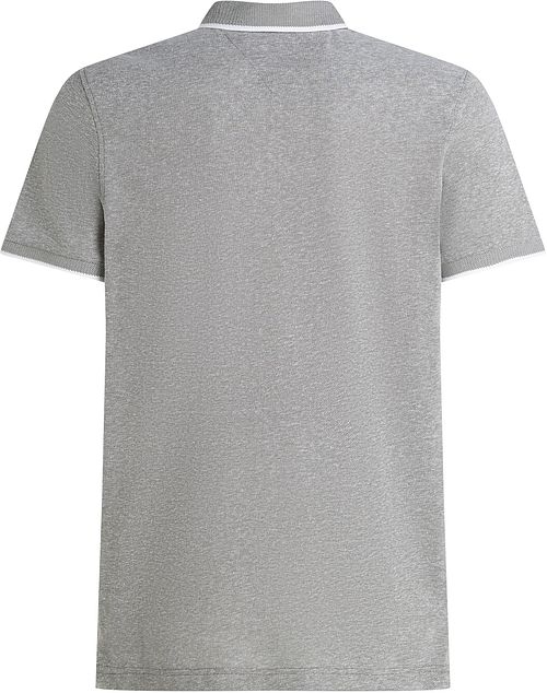 Tommy Hilfiger Linen Piqué Polo Shirt Green Product / Achterkant