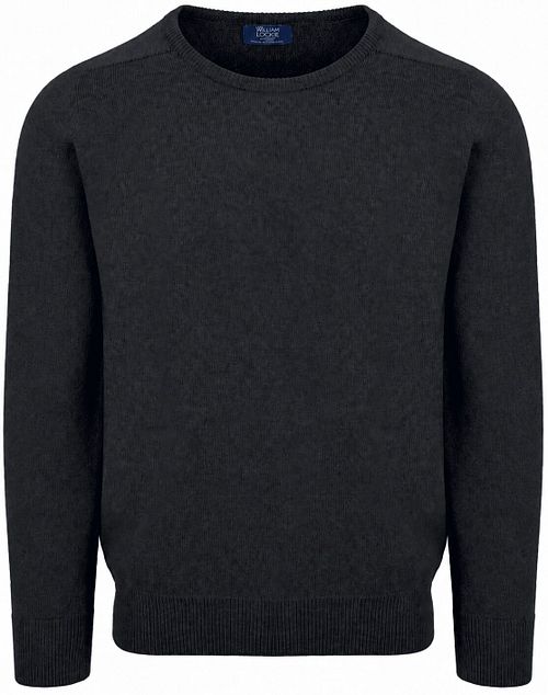 William Lockie Lambswool Charcoal Grey