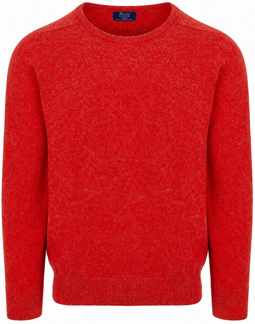 William Lockie Pullover Lammwolle Dubonnet