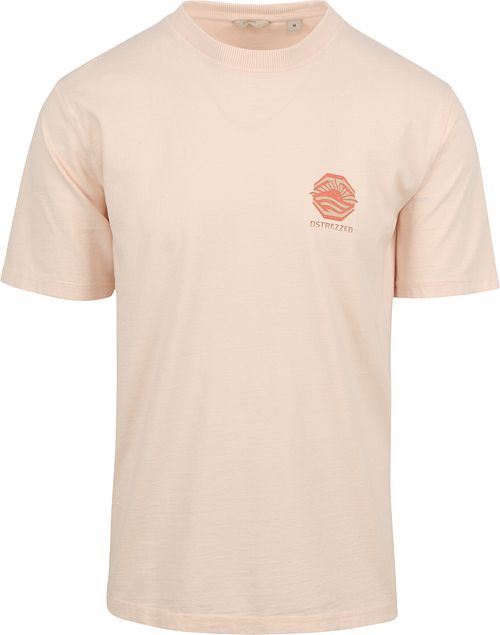 Dstrezzed Ty T-shirt Print Lichtroze
