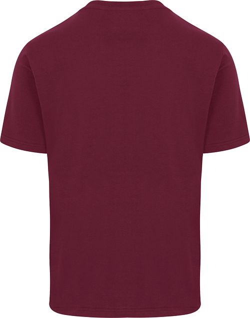 KING Essentials T-Shirt The Shawn bordeaux Product / Achterkant