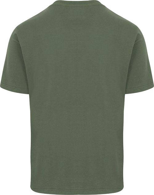 King Essentials The Shawn T-shirt Oliven Product / Achterkant