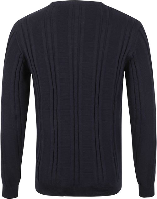 KnowledgeCotton Apparel trøje mørkeblå Product / Achterkant