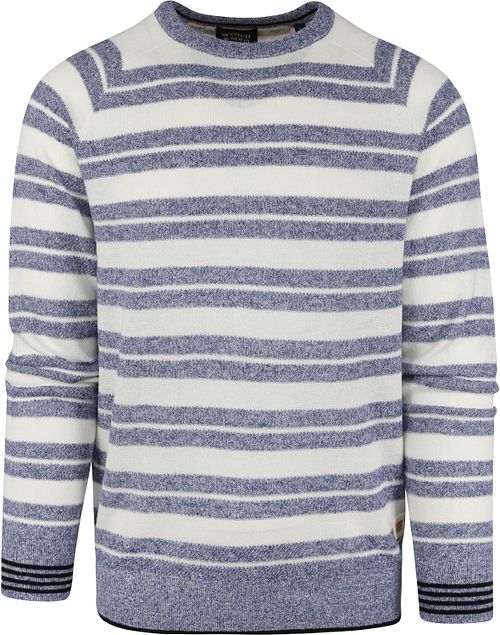 Scotch and Soda Sweater Streifen Blau Product