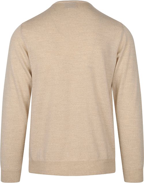 Passande Merino Pullover O Beige Product / Achterkant