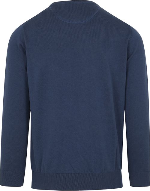 Suitable Oini Pullover O-Hals Donkerblauw Product / Achterkant