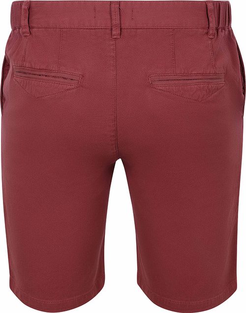 Szorty Suitable Ferdinand Structure Short w kolorze bordowym Product / Achterkant
