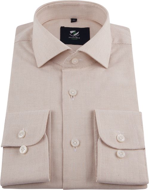 Suitable Respect Overhemd Beige Product / Detail