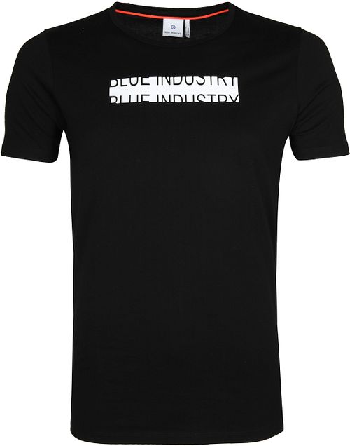 Blue Industry T-Shirt con logo nero Product