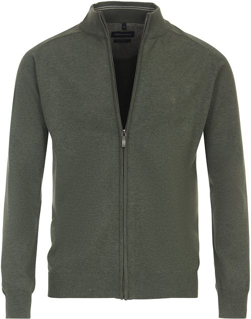 Casa Moda Pullover Zip Green Product