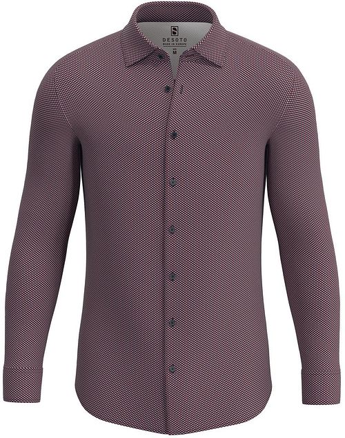 Desoto Shirt Kent Print Red Product