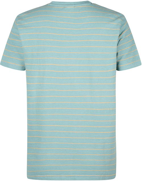 Petrol Knitted T-Shirt Mahi Ocean Blau Product / Achterkant