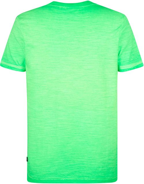 Petrol T-shirt Stingray Lime Green Product / Achterkant