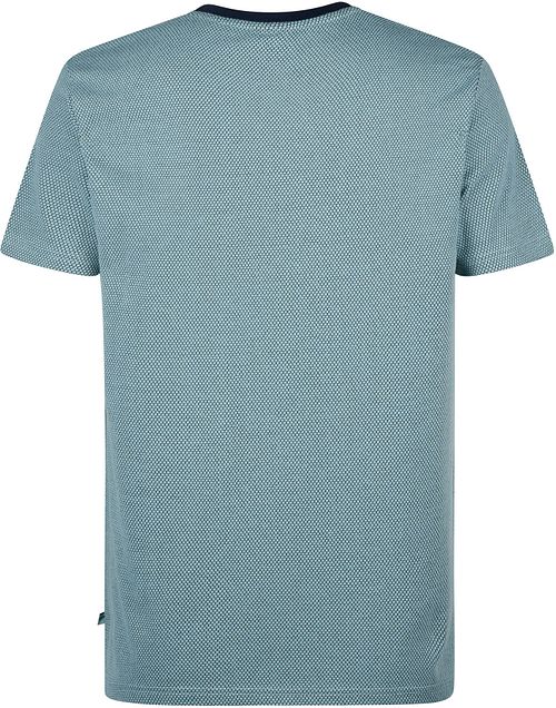 Petrol T-shirt Tealcrest Oceanblå Product / Achterkant