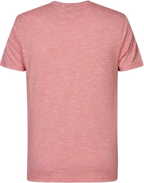 Petrol T-Shirt Palmora Melange Roze Product / Achterkant