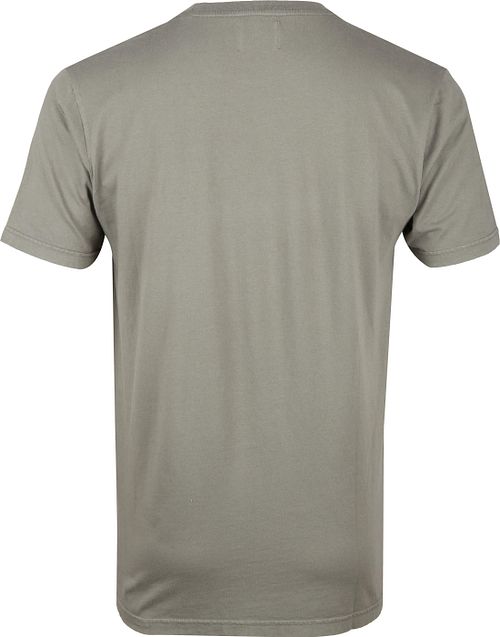 Colorful Standard Bio-T-shirt Olijf Product / Achterkant