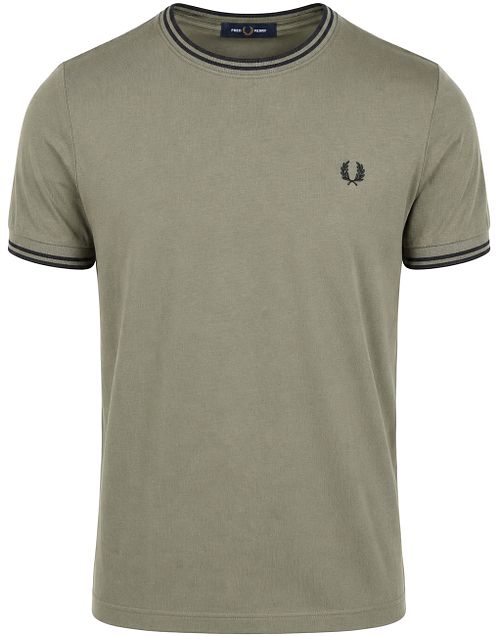Fred Perry Twin Tipped T-shirt Vert Z50