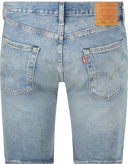 Levi’s 501 Denim Short Mid Blau Product / Achterkant