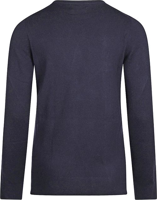 Steppin' Out Women Pullover Cotton Cashmere Navy Product / Achterkant