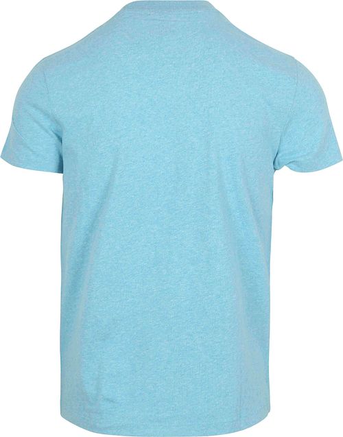 Superdry Klassisk T-skjorte Melange Lyseblå Product / Achterkant