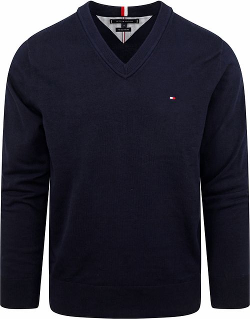 Tommy Hilfiger Pullover V-hals Marineblå Product