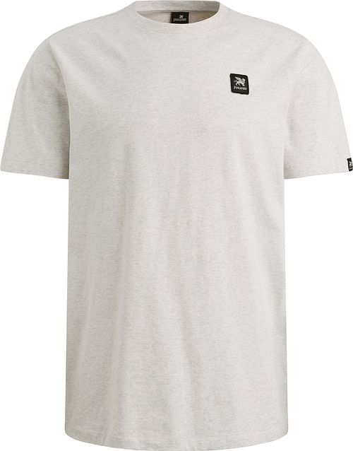 Camiseta Vanguard con logo en blanco roto jaspeado Product