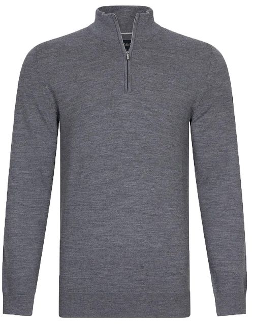 Cavallaro Merino Half-Zip Grau Product