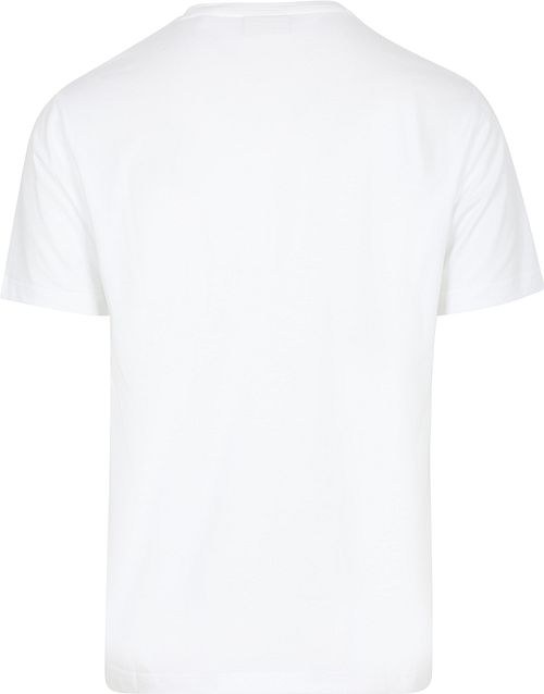 Camiseta GANT Shield con logo pequeño en blanco Product / Achterkant