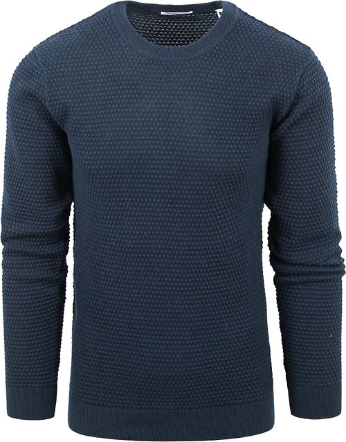 KnowledgeCotton Apparel Sweter Vagn granatowy Product