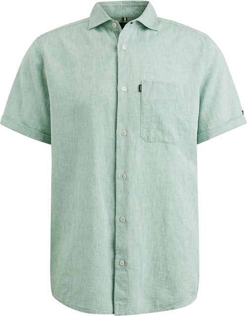 Vanguard Short Sleeve Hemd Linnen Groen Product