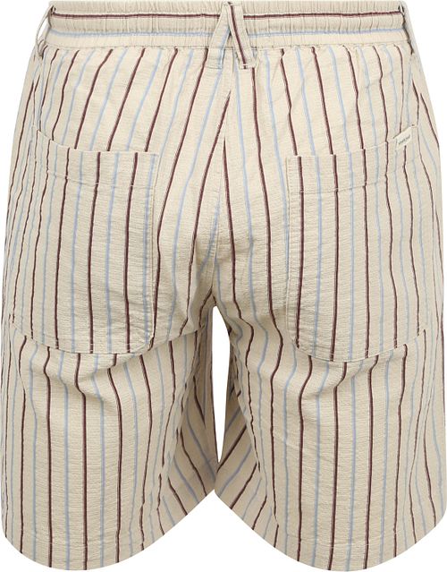 Anerkjendt AKLT Kort Stribe Beige Product / Achterkant