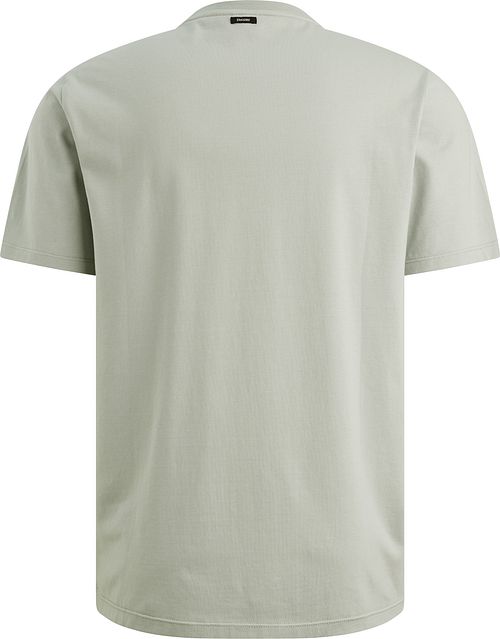 Camiseta Vanguard de punto jersey en gris aqua Product / Achterkant