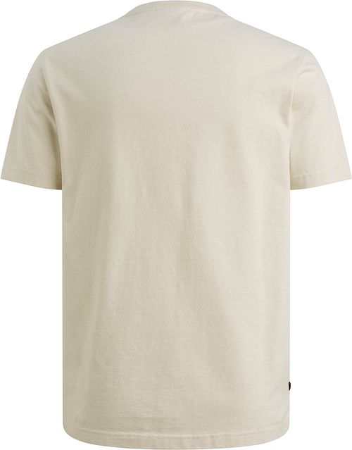 T-shirt PME Legend Heavy Jersey z nadrukiem w kolorze ecru Product / Achterkant