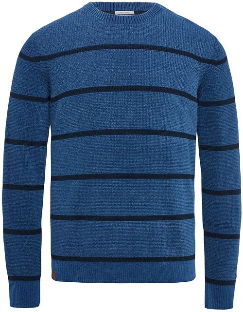 Cast Iron Pullover Gestreift Dunkelblau Product