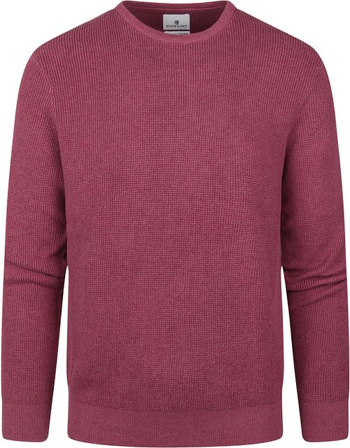 State Of Art Pullover Struktur Rot Product