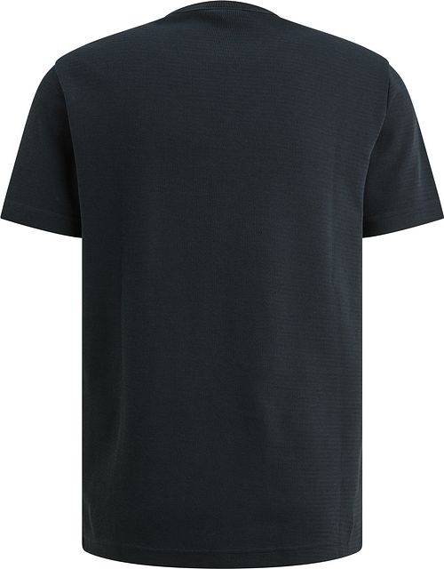 T-shirt PME Legend z dzianiny interlock w kolorze granatowym Product / Achterkant