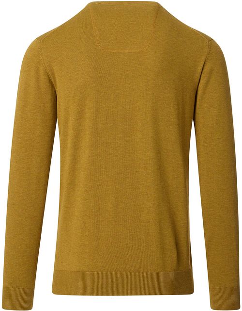 Jersey CASAMODA de cuello en V amarillo Product / Achterkant