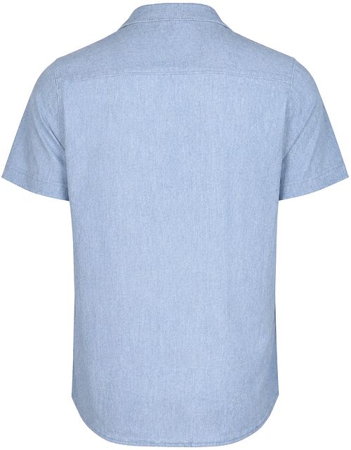 Camicia Desoto Casual Lido slim fit a maniche corte azzurro Product