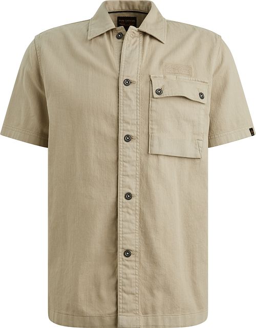 Koszula PME Legend Slub Twill z krótkim rękawem w kolorze zielonym Product
