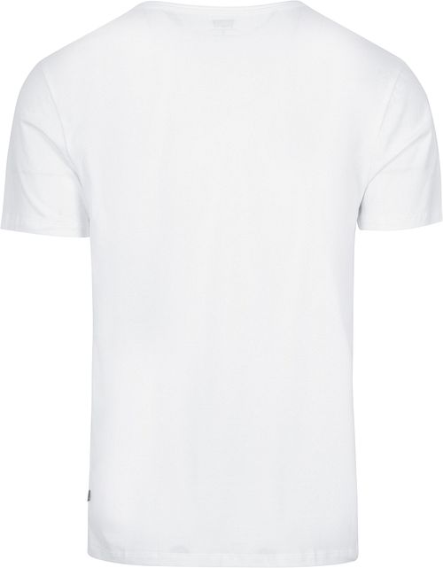 Levi's T-skjorte med V-hals hvit 2-pakning Product / Achterkant