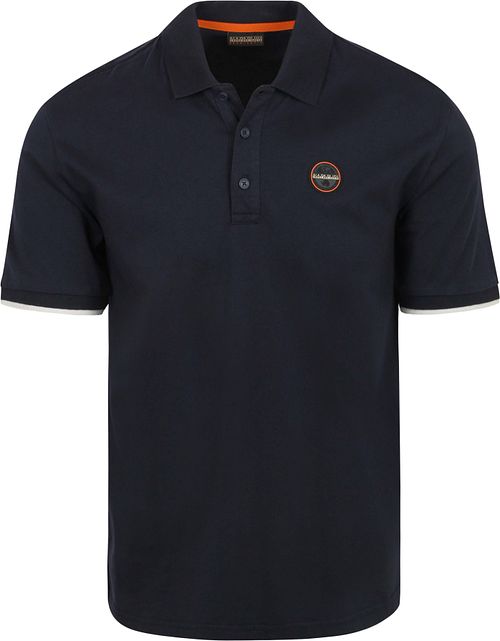 Napapijri E-Badge Polo Marineblå Product