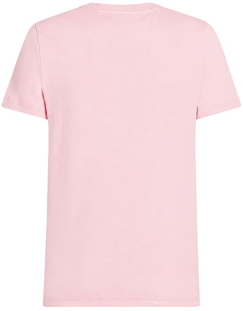 Tommy Hilfiger T-shirt Logo Pink Product / Achterkant