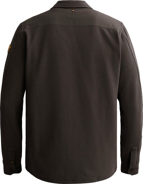 PME Legend Overshirt Jersey Waffle Obsidian Product / Achterkant