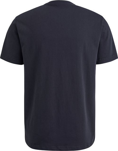 PME Legend Trikå T-Shirt Logo Marinblå Product / Achterkant